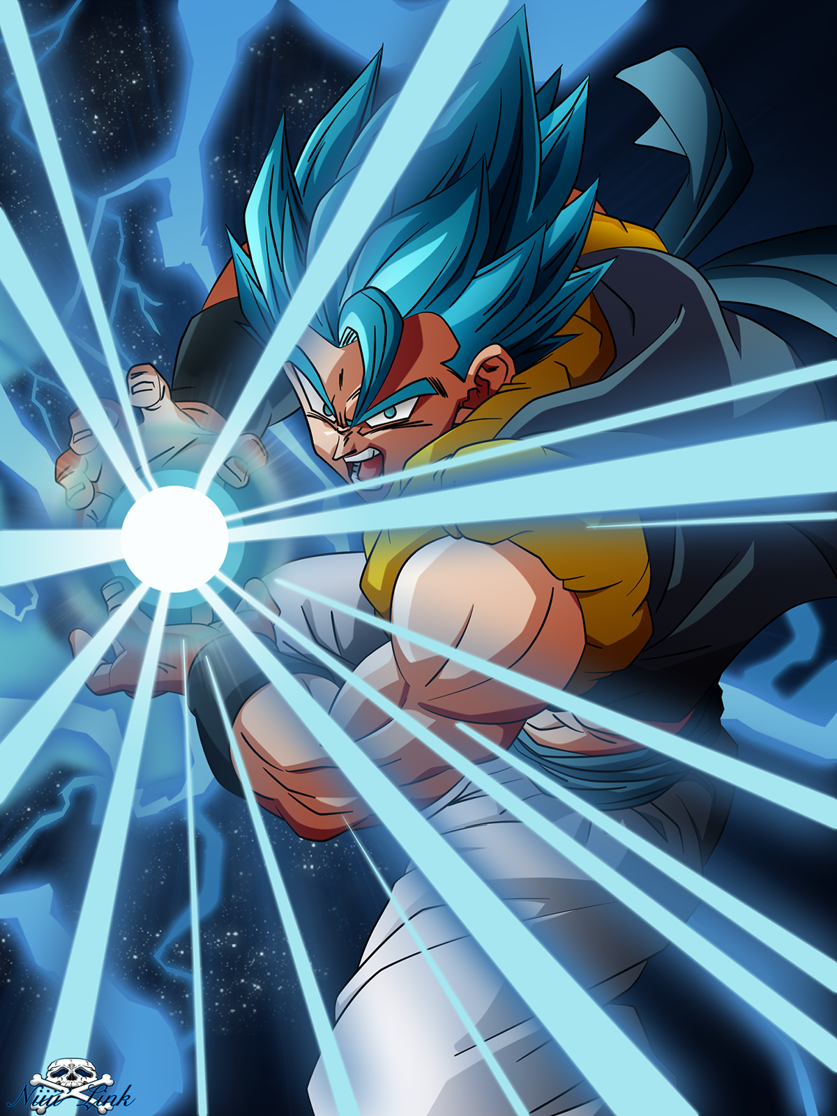 gogeta ssj blue perfecto by naironkr on DeviantArt