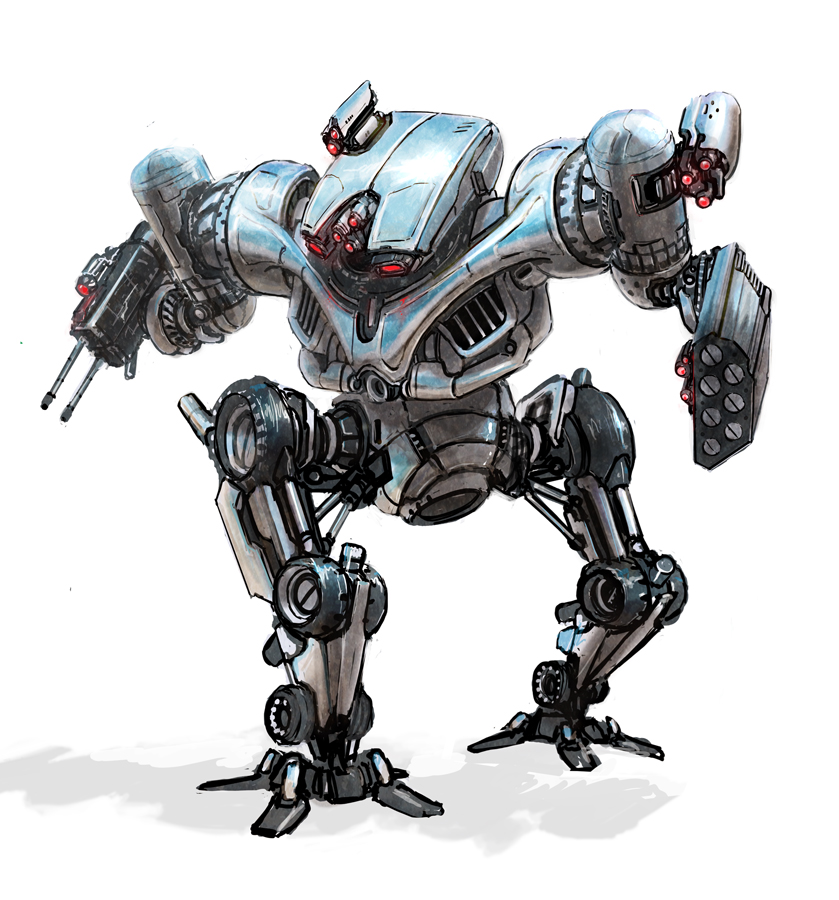 Terminator hunter killer mech by flyingdebris on DeviantArt