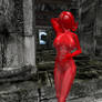 Red Latex Doll - Artistic Pose 07