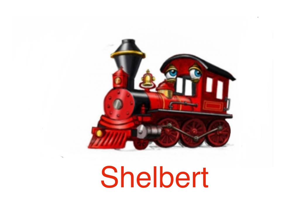 Shelbert the red engine by 12e6teixnrsj on DeviantArt
