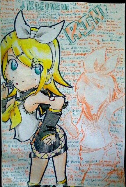 Kagamine Rin Poster by NejiShadow on DeviantArt