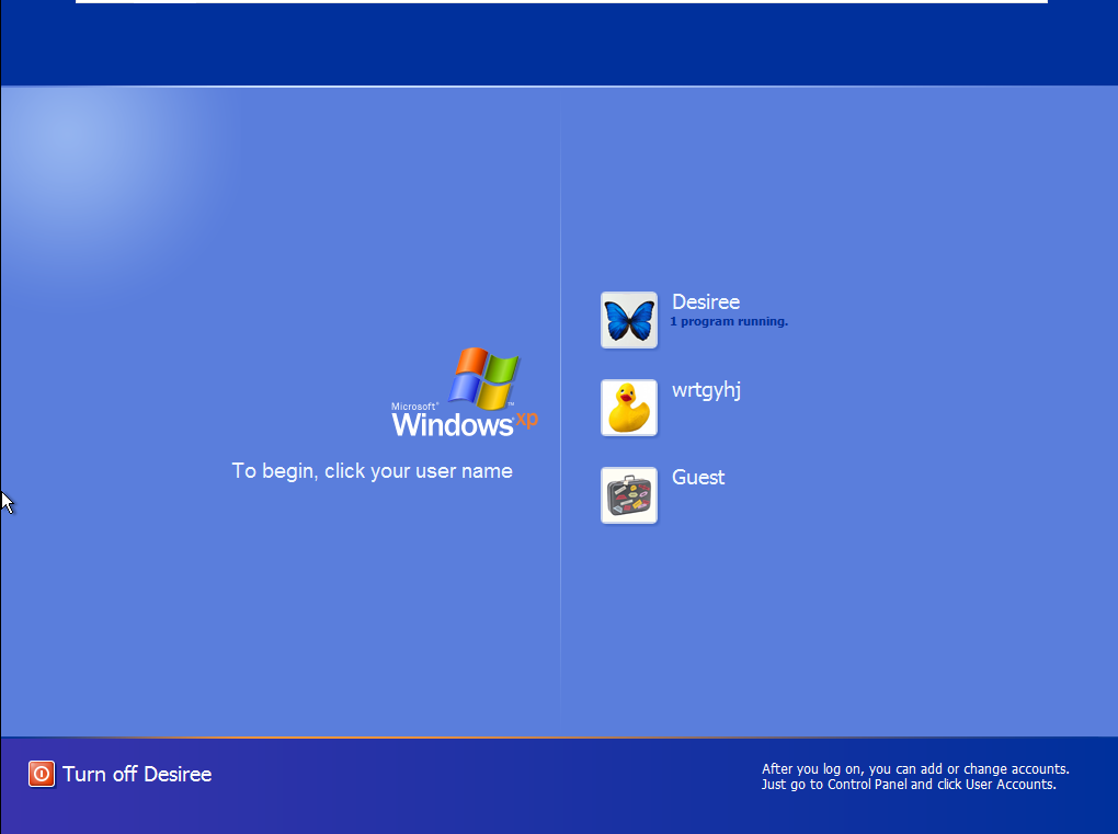 Windows XP Logon by Zuri123457 on DeviantArt