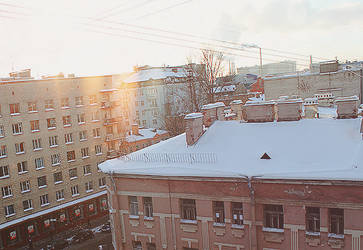 snow in spb