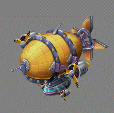 Atompunk Zeppelin Steampunk Zeppelin by NJQUIJADA on DeviantArt