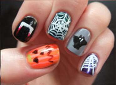 Halloween Nails by CreamTroll