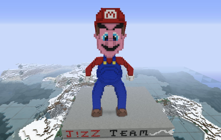 Minecraft Mario by jig59 on DeviantArt