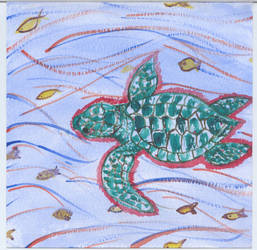 Turtle watercolor