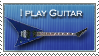 I Play Guitar Stamp by RavenGraphics