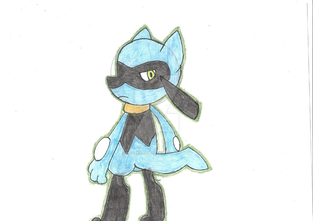 Broks the green eye Riolu by BriceTheRiolu on DeviantArt