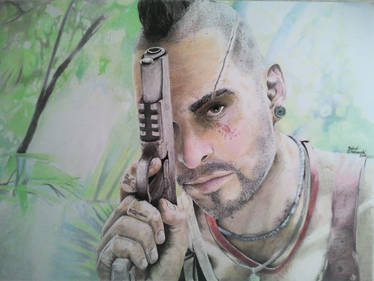 Far Cry 3 :Vaas Montegro (Color Pencil)