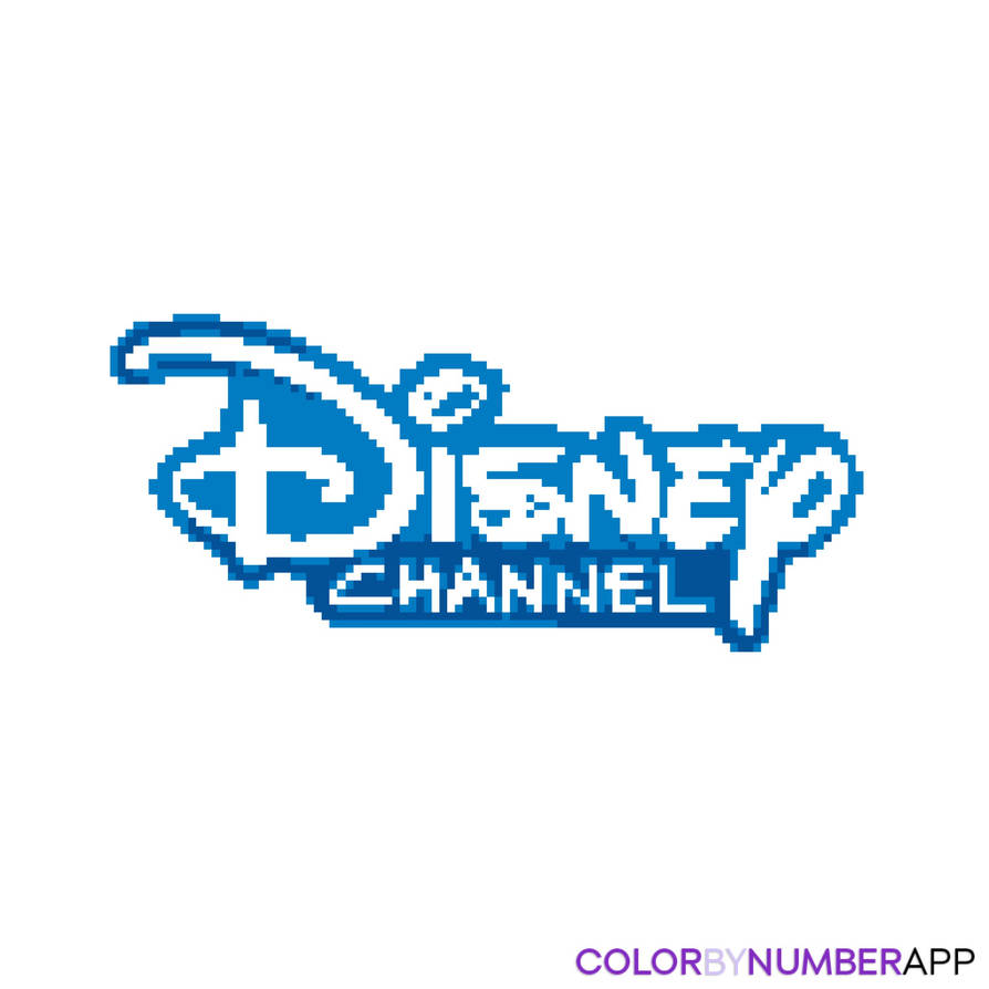 My Disney Channel Logo Color By Number by KatelynBrown2002 on DeviantArt