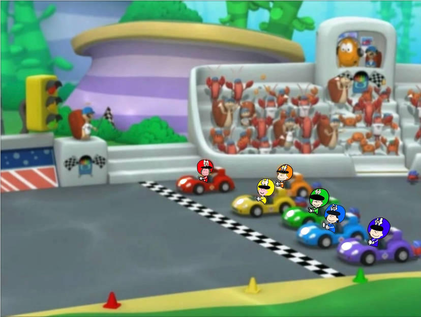 Neon Racers Start Line Racers To The Starting Line by KatelynBrown2002 on DeviantArt