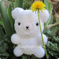 White Amigurumi Bear