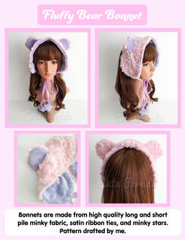 Fluffy Bear Bonnet
