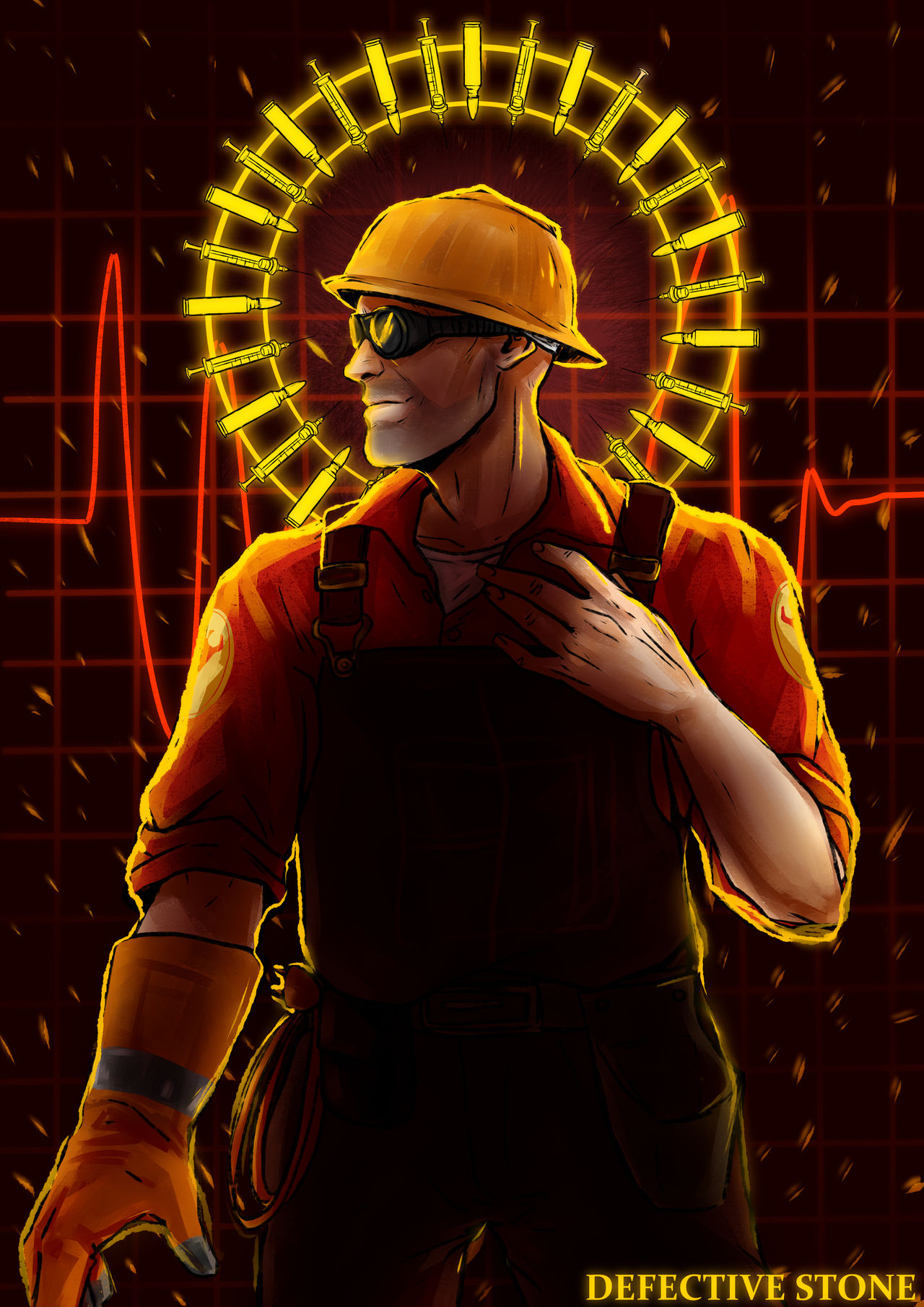 Team Fortress 2 Red Engineer by Defective-Stone on DeviantArt