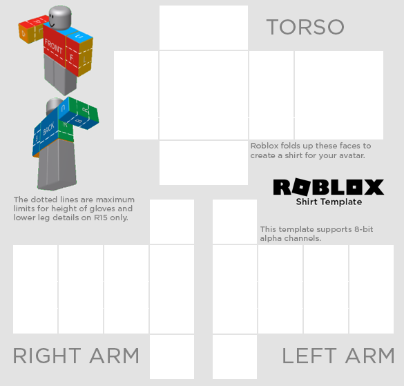 Plantilla Camisa Roblox by whitej2 on DeviantArt