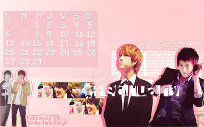 February 2012 Calendar Super Junior