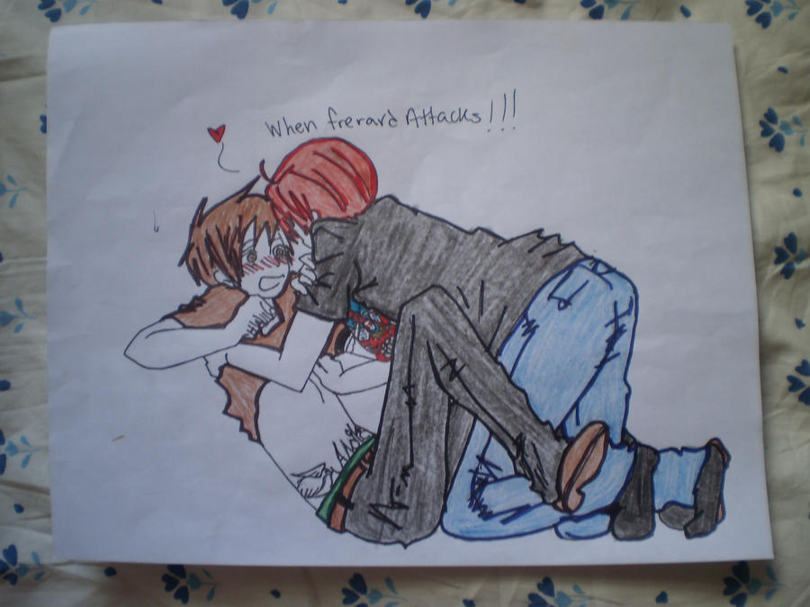 Frerard: Drawing: When Frerard Attacks by gerardismylover.