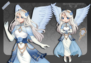 (closed) Angel Priestess Adoptable [auction]