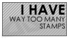 I have way too many stamps