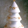 christmas tree wedding cake