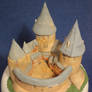 castell coch cake topper back