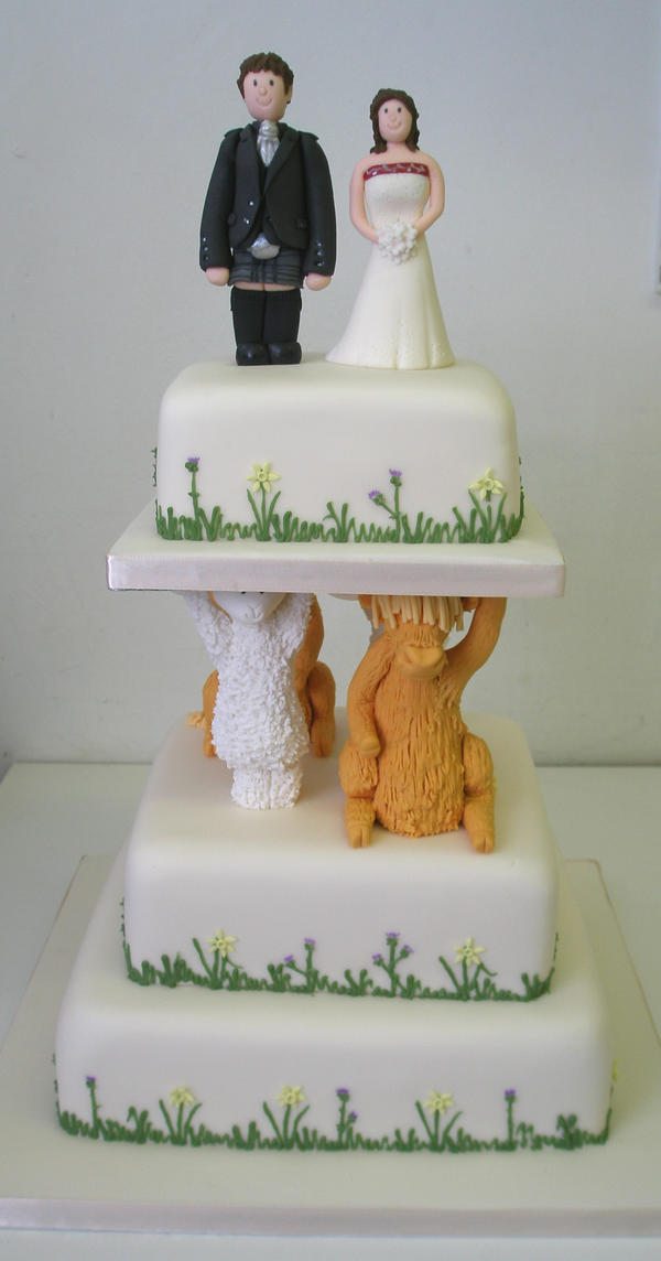 novelty wedding cake