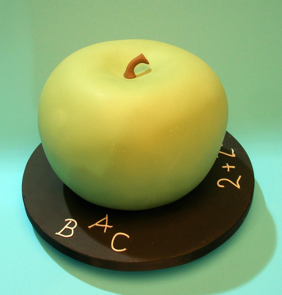 An Apple for Teacher cake