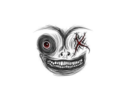 HORROR STYLE - Scared Face (Concept Sketch) by littleredmao on DeviantArt