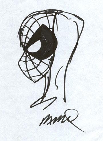 Sketch by Humberto Ramos