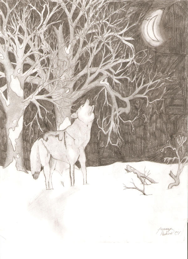 Howling Wolf by drawswithwolves on DeviantArt