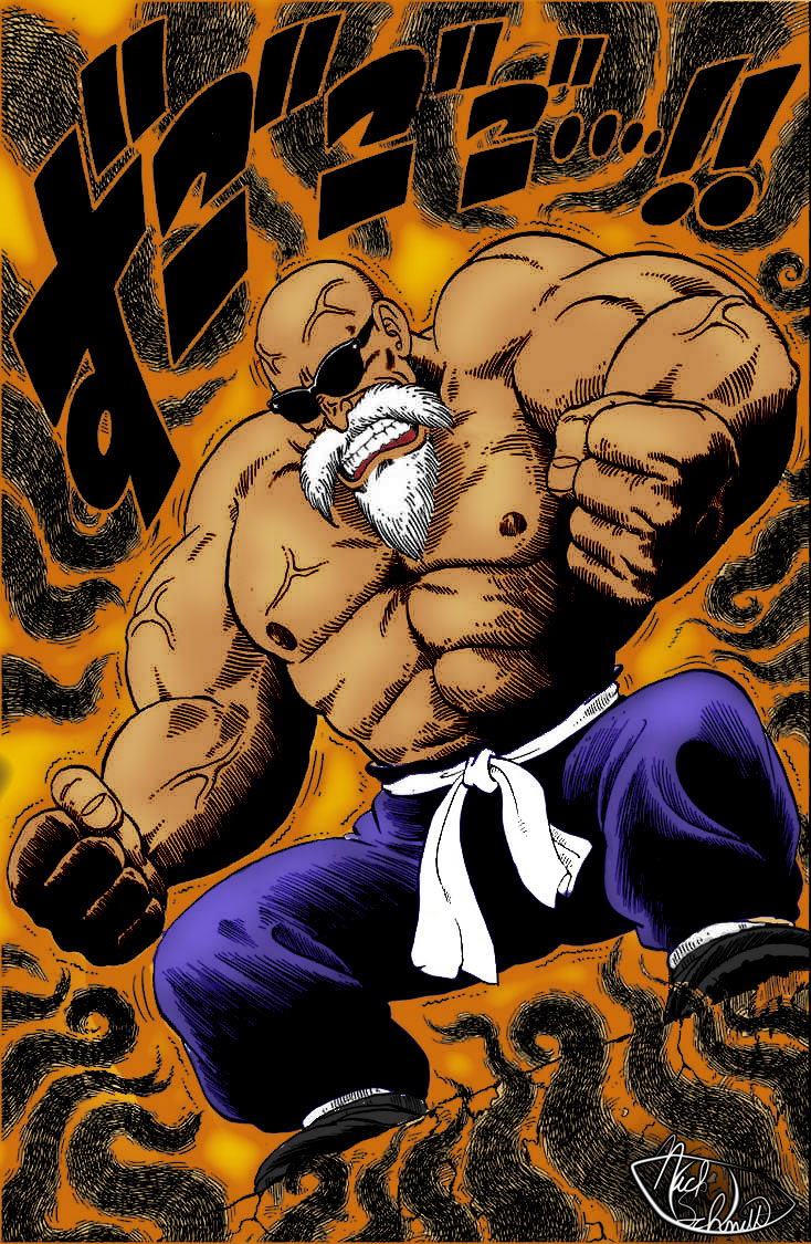 Master Roshi Gym Master Roshi Maxed Out by DemonEyesNick on DeviantArt