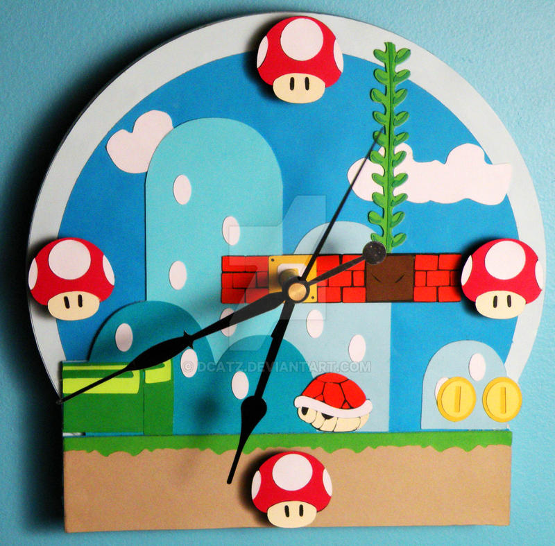 Mario Clock by DCatz on DeviantArt