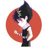 Hiei Chibi (YYH Fanart)