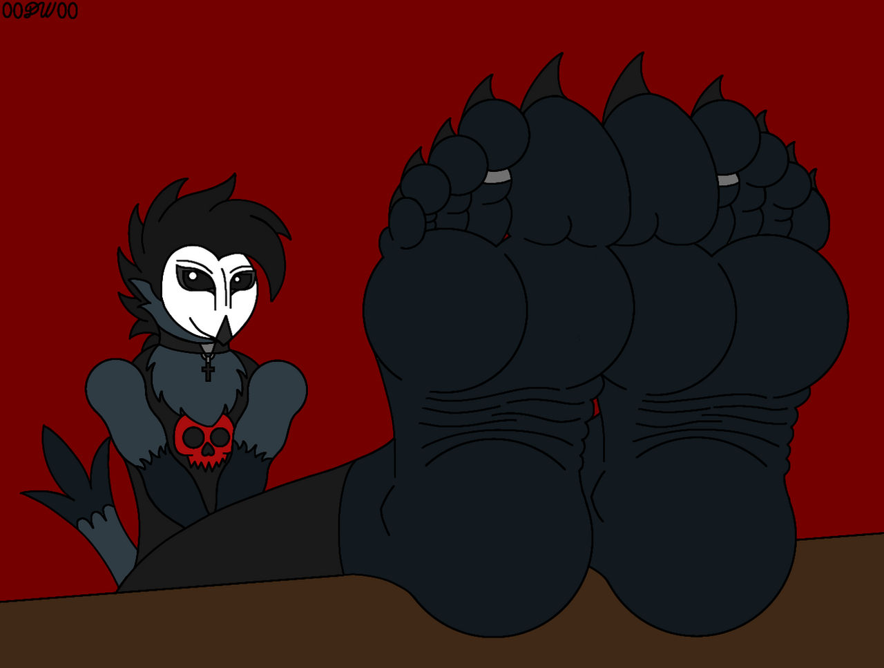 Vampire Foot Sean's big gothic feet by 00darkwolf00 on DeviantArt