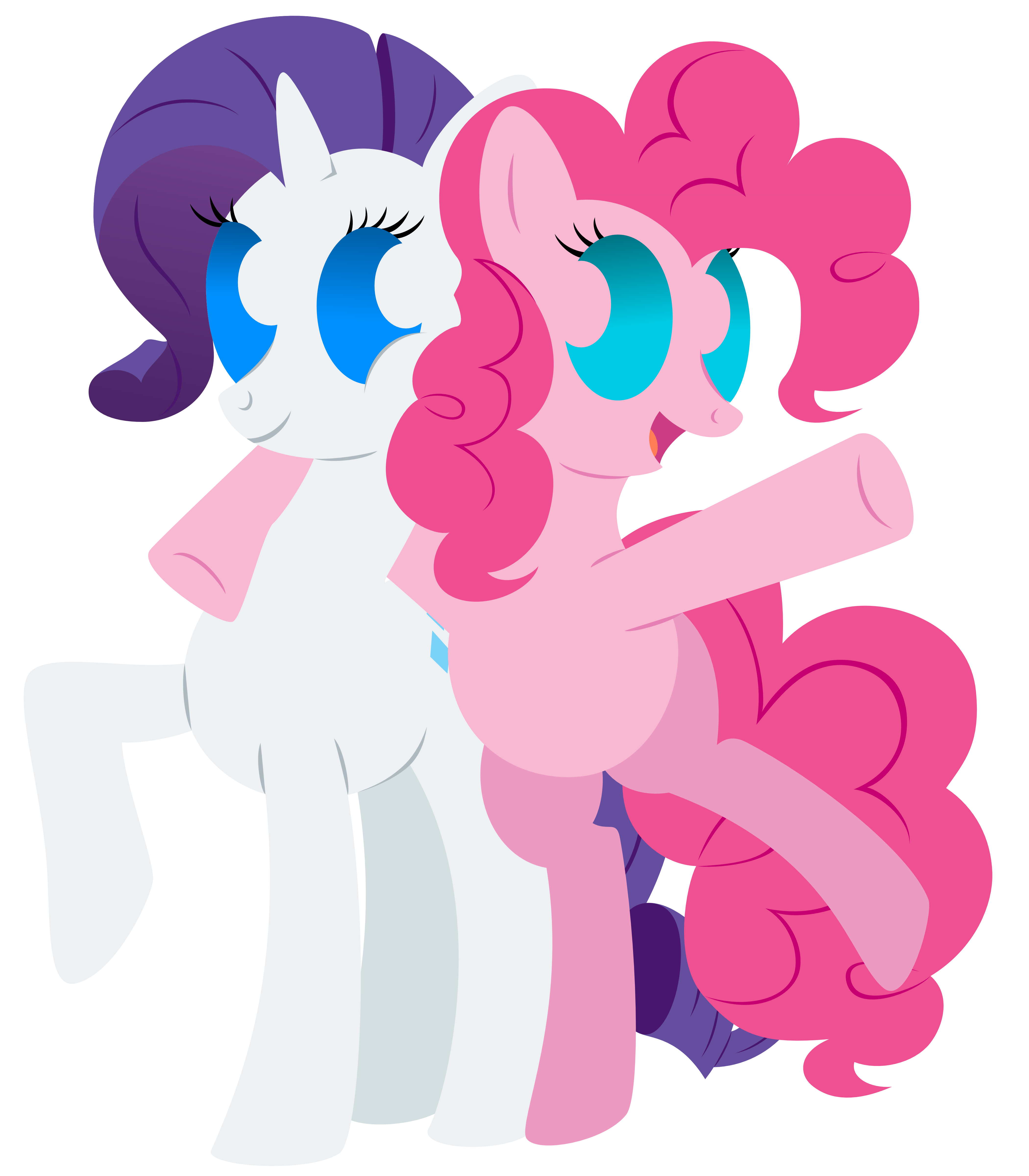 Rarity and Pinkie Pie