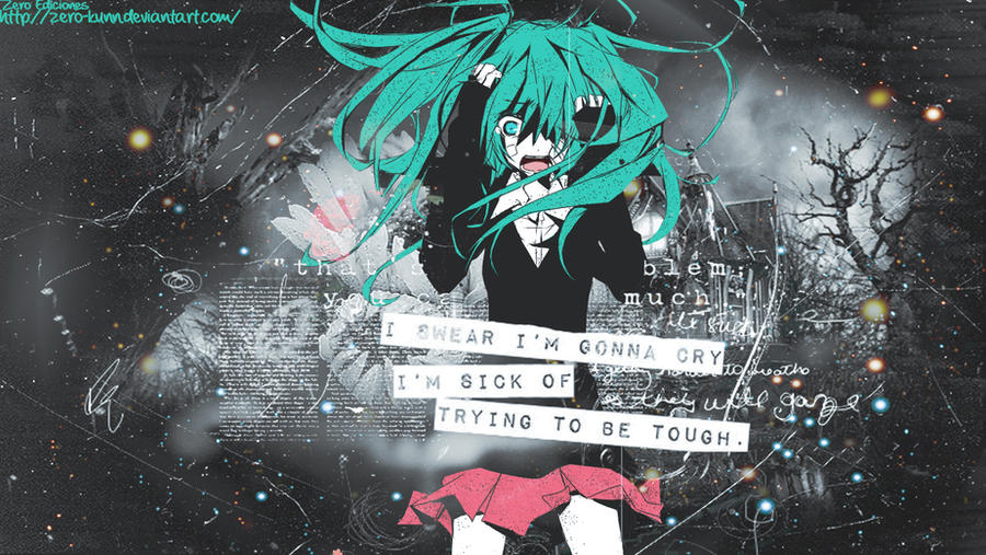 Miku Hatsune Rolling Girl Wallpaper