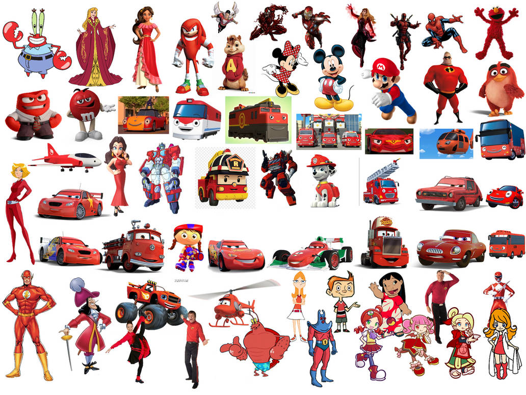 Red characters by Elishaboy on DeviantArt
