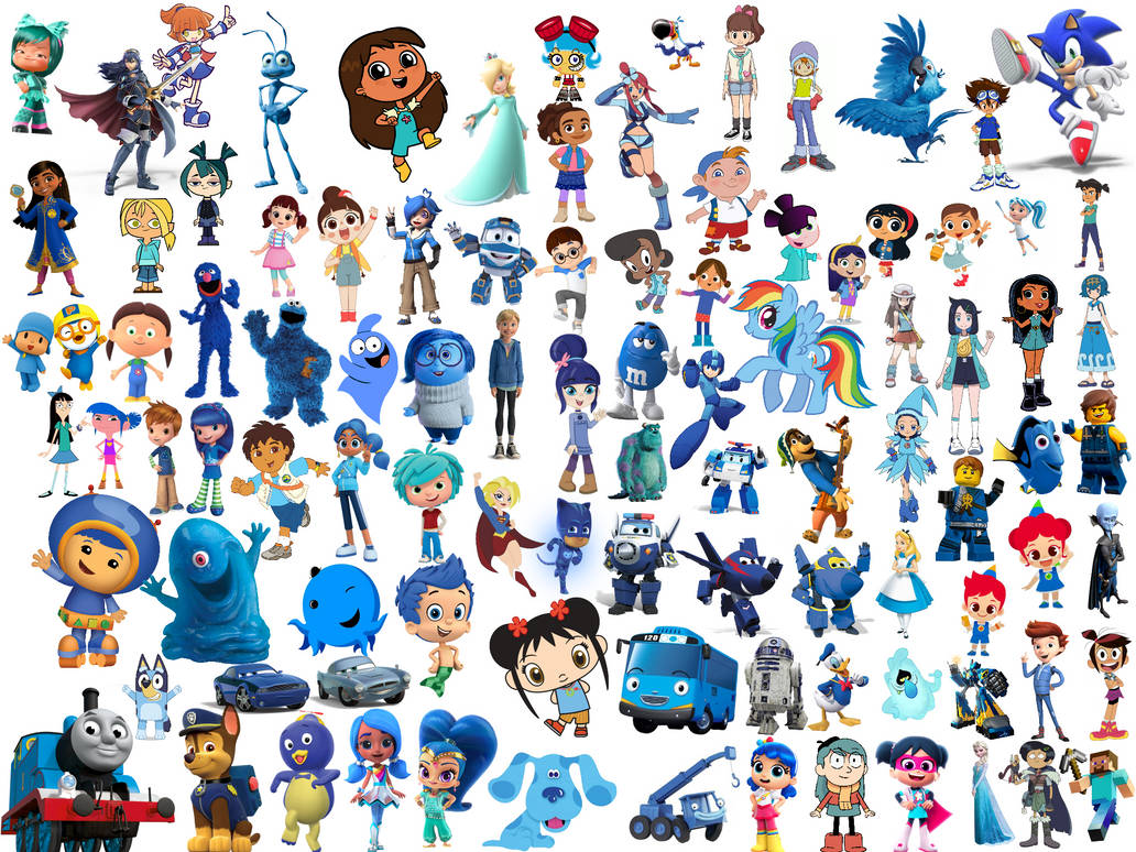 Blue characters by Elishaboy on DeviantArt