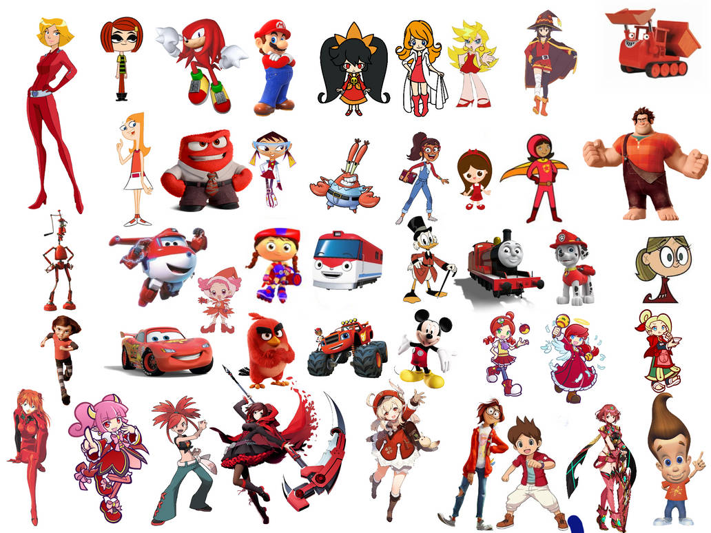 Red characters by Elishaboy on DeviantArt