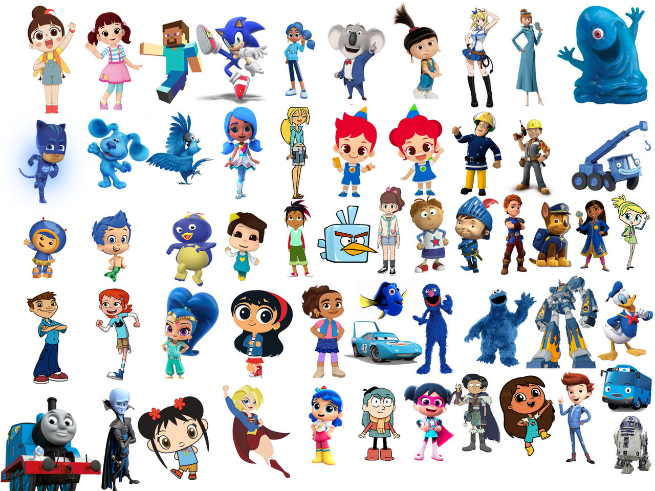 Blue Rings Character Blue characters by Elishaboy on DeviantArt
