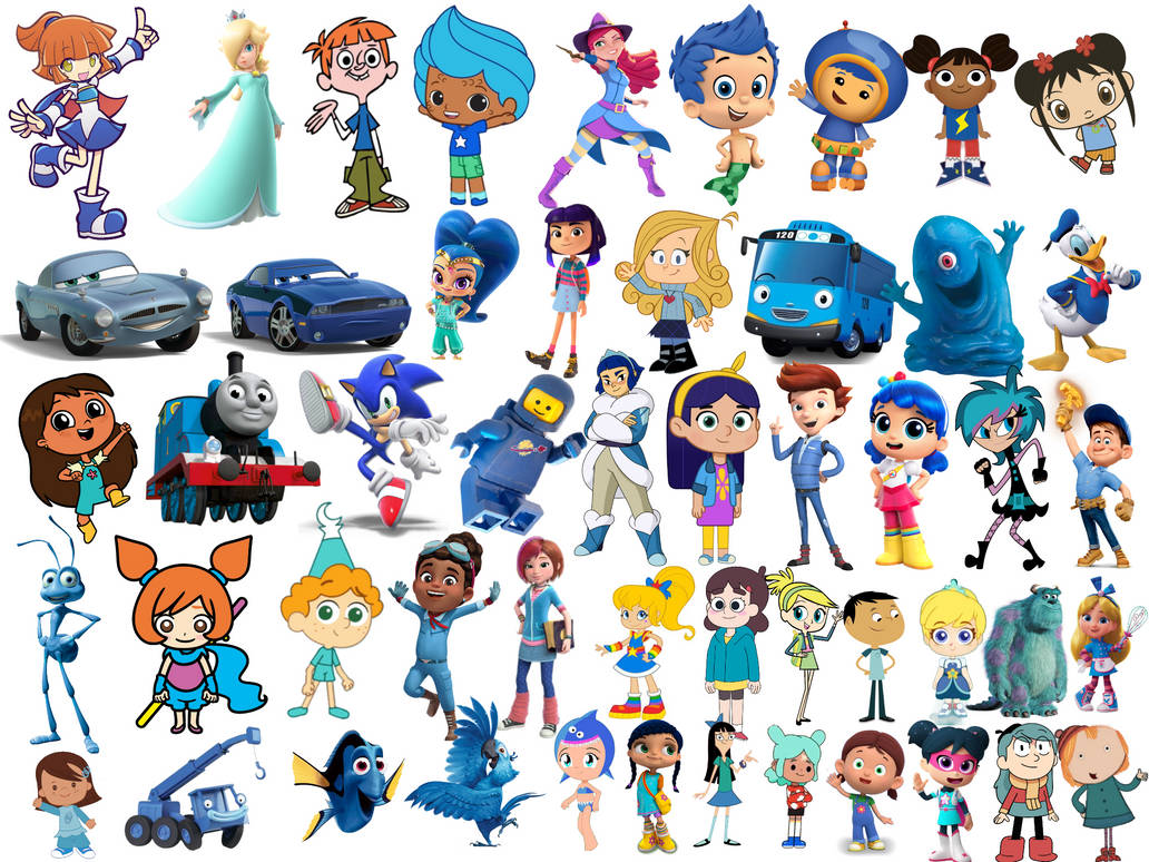 Blue characters by Elishaboy on DeviantArt