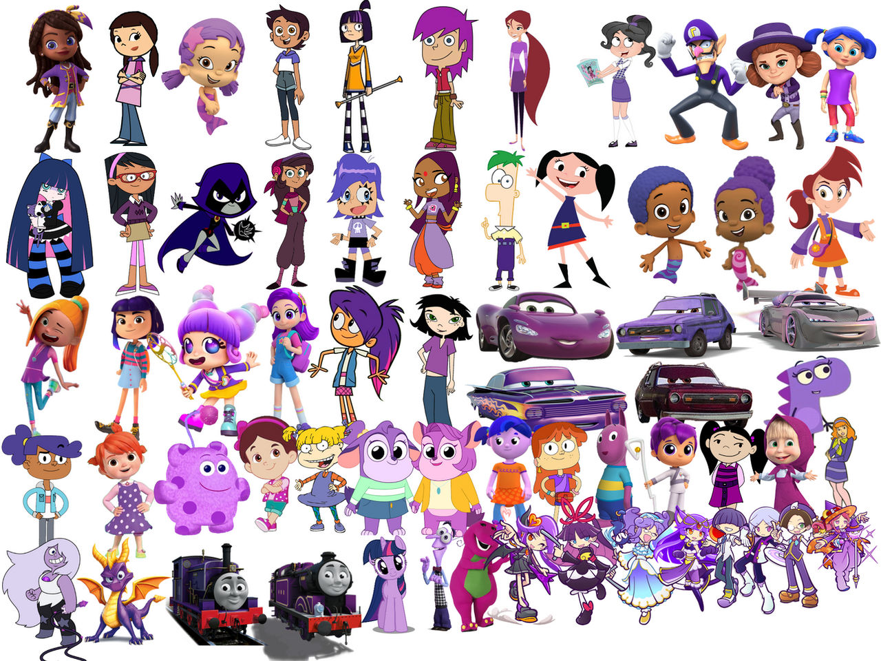 Purple Characters Rivals Purple character by Elishaboy on DeviantArt