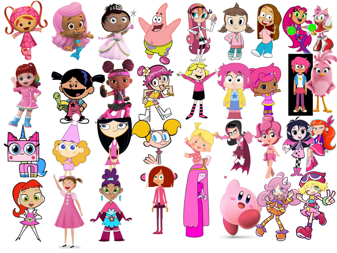 Pink Character Color Pink character by Elishaboy on DeviantArt