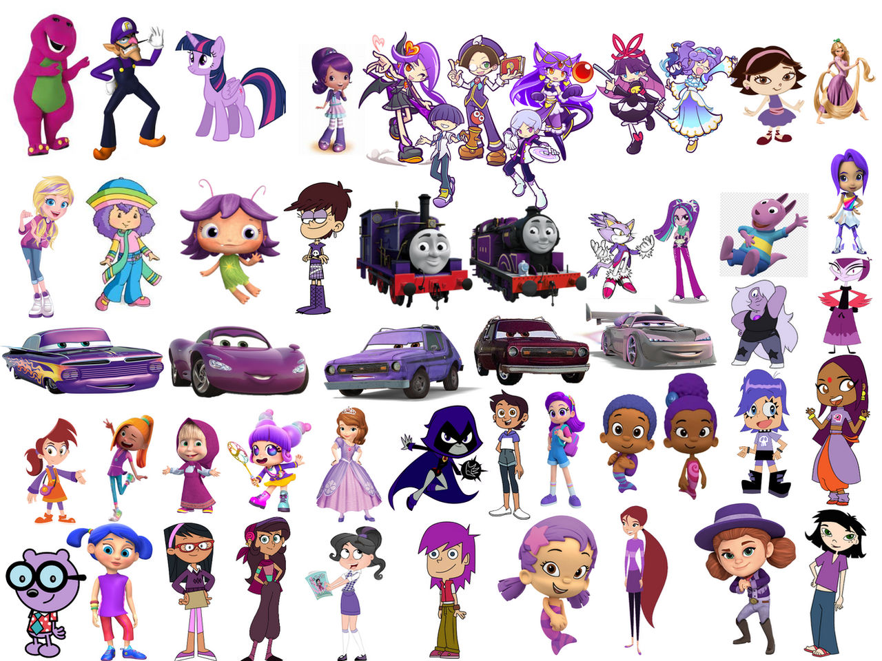 Purple Characters Rivals Purple character by Elishaboy on DeviantArt