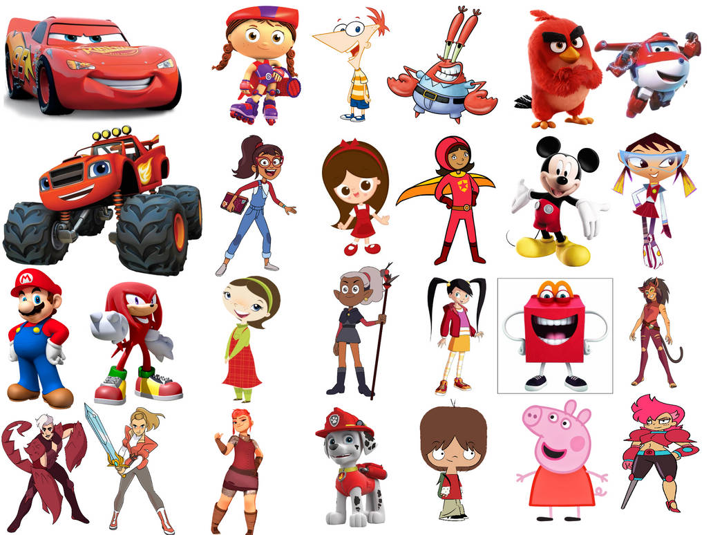 Red characters by Elishaboy on DeviantArt