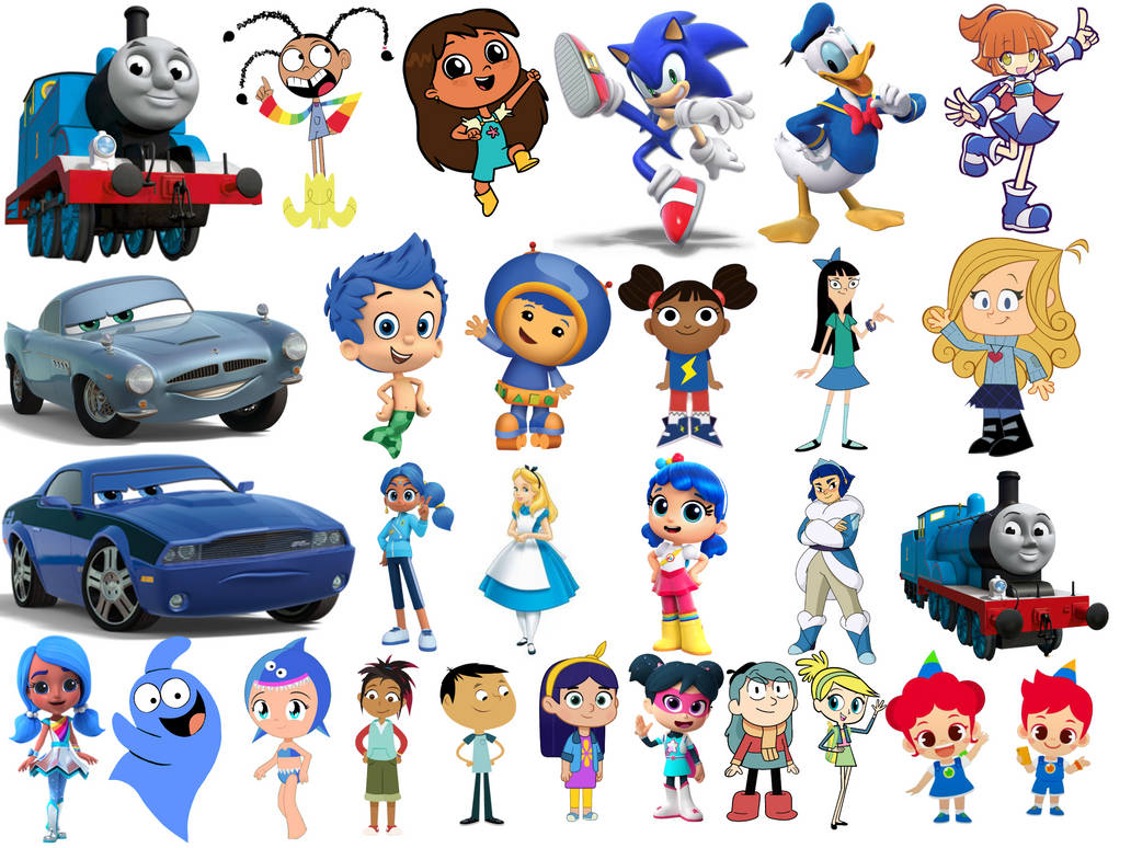 Blue characters by Elishaboy on DeviantArt