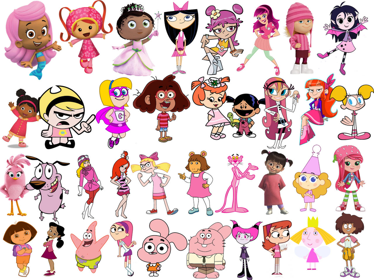 Pink Singer Deviantart Pink characters by Elishaboy on DeviantArt