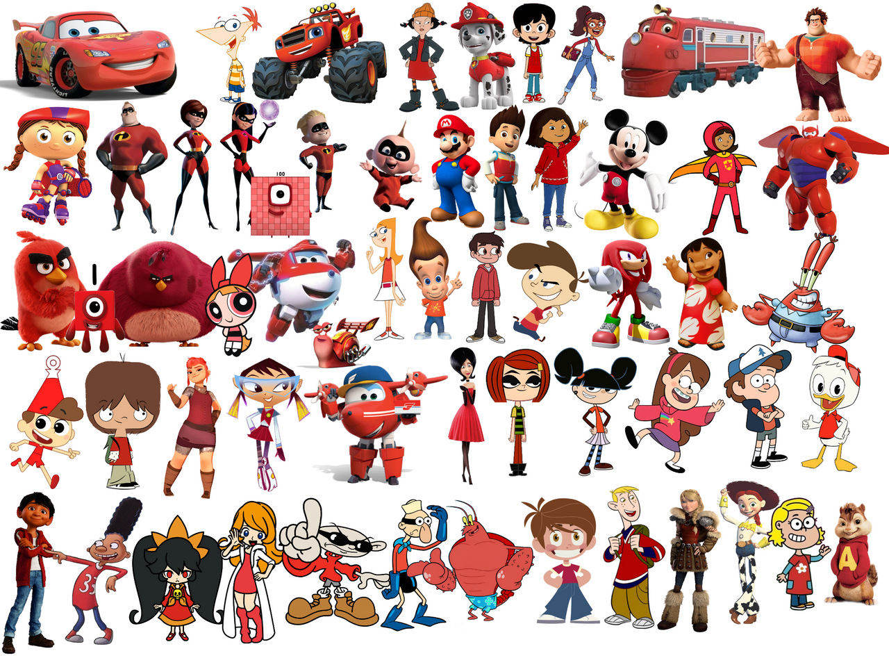 Red characters by Elishaboy on DeviantArt