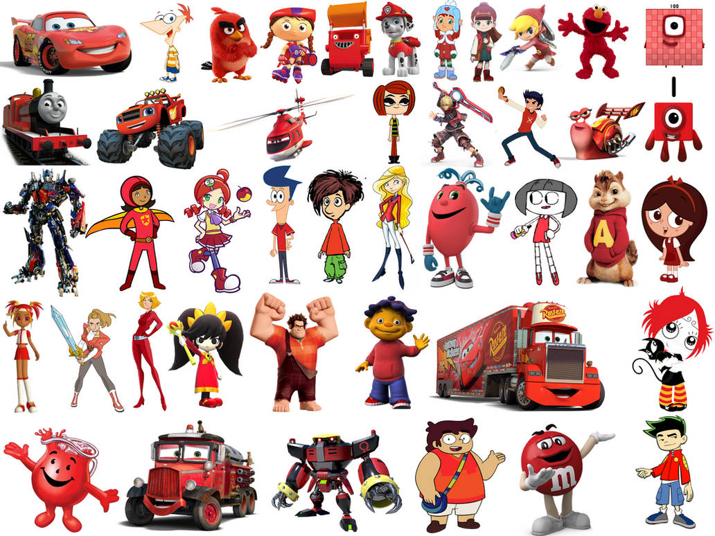 Red characters by Elishaboy on DeviantArt